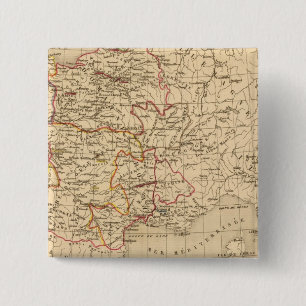 Badge Carré 5 Cm La France 1364 a 1380