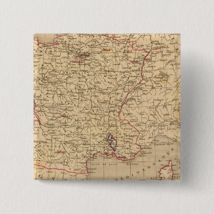 Badge Carré 5 Cm La France 1715 a 1774