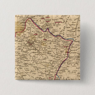 Badge Carré 5 Cm La France 1814 a 1840