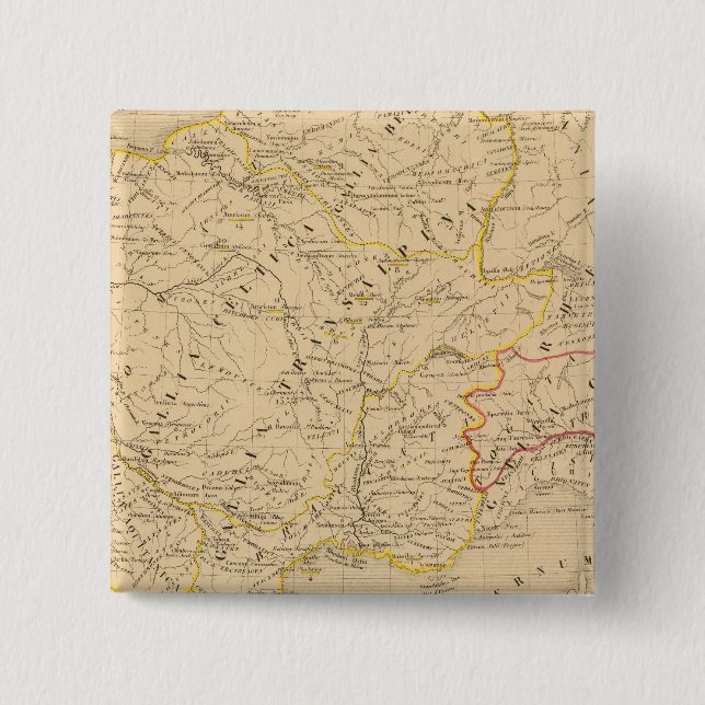 Badge Carré 5 Cm La Gaule (Devant)