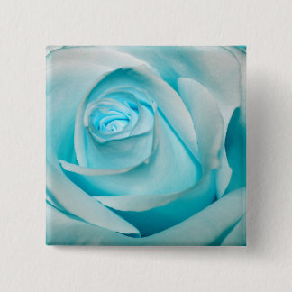 Badge Carré 5 Cm La glace de turquoise s'est levée
