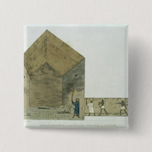 Badge Carré 5 Cm La grande chambre dans la deuxième pyramide de