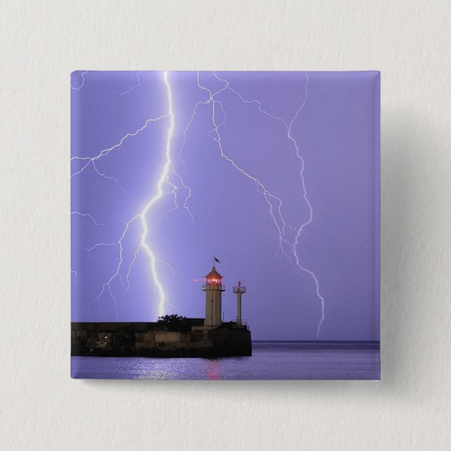 Badge Carré 5 Cm La_Grandeur_de_Nature_(10) (Devant)