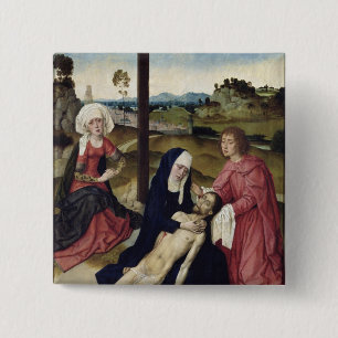Badge Carré 5 Cm La lamentation, c.1455-60