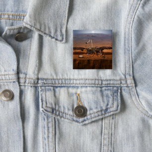 Badge Carré 5 Cm La Lander de l'Insight