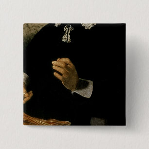 Badge Carré 5 Cm La leçon d'anatomie de Dr. Nicolaes Tulp, 1632