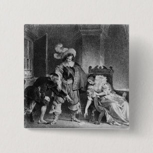 Badge Carré 5 Cm La lettre de Lindor