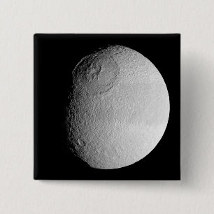 Badge Carré 5 Cm La lune Tethys 2 de Saturn