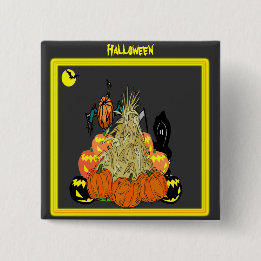 Badge Carré 5 Cm La Maison blanche -