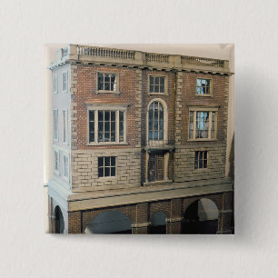 Badge Carré 5 Cm La maison de poupée balustraded paranglais avec l
