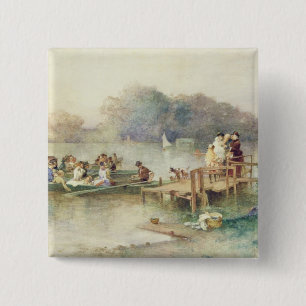 Badge Carré 5 Cm La noce