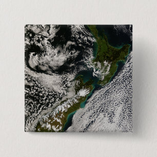 Badge Carré 5 Cm La Nouvelle Zélande 5
