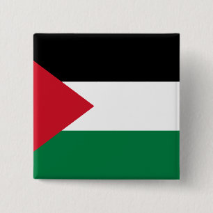 Badge Carré 5 Cm La Palestine, Palaos diminuent