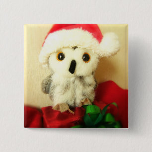 Badge Carré 5 Cm La petite aide de Père Noël