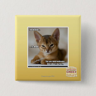 Badge Carré 5 Cm La plume est morte