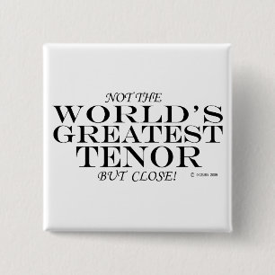 Badge Carré 5 Cm La plus grande fin de tenor