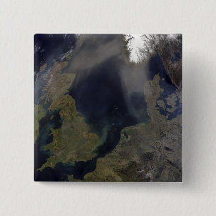 Badge Carré 5 Cm La poussière africaine souffle sur l'Ecosse