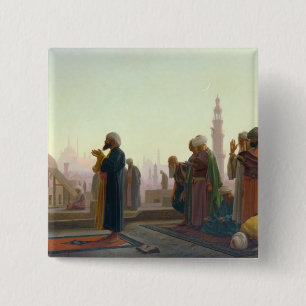 Badge Carré 5 Cm La prière, 1865