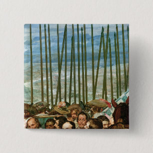 Badge Carré 5 Cm La reddition de Breda, coordonnée des soldats