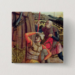 Badge Carré 5 Cm La résurrection