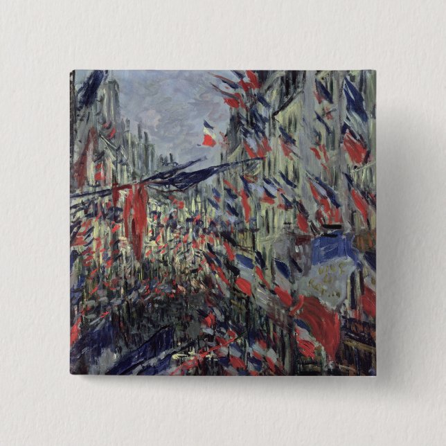 Badge Carré 5 Cm La rue Saint-Denis (Devant)