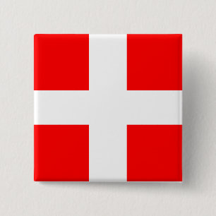 Badge Carré 5 Cm La Savoie, France