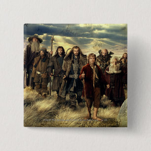 Badge Carré 5 Cm La société encadrée