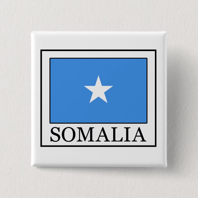 Badge Carré 5 Cm La Somalie (Devant)