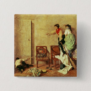 Badge Carré 5 Cm La souris