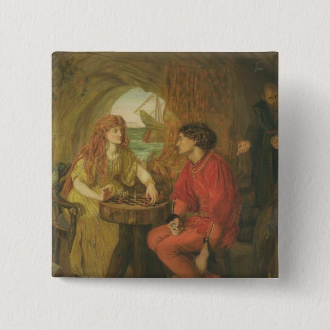 Badge Carré 5 Cm La tempête (Devant)