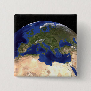 Badge Carré 5 Cm La terre de marbre bleue 7 de prochaine générati