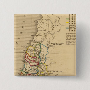 Badge Carré 5 Cm La Terre Sainte en 12 tribus