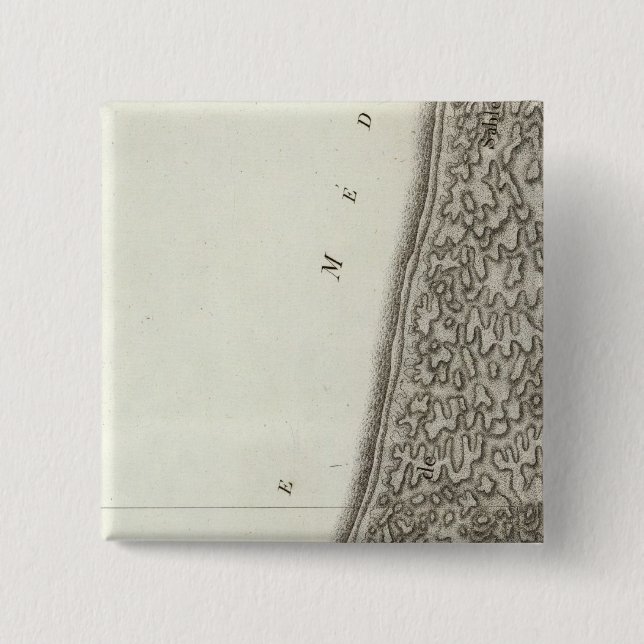 Badge Carré 5 Cm La Teste de Buch (Devant)