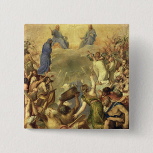 Badge Carré 5 Cm La trinité sainte, 1553/54 (huile sur la toile)