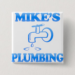Badge Carré 5 Cm La tuyauterie de Mike