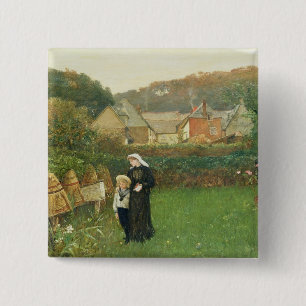 Badge Carré 5 Cm La veuve, 1895 (huile sur la toile)