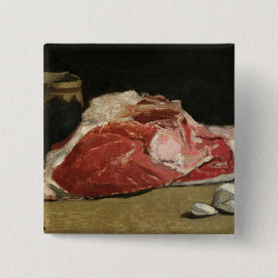 Badge Carré 5 Cm La vie de Claude Monet toujours, le joint de la
