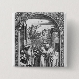 Badge Carré 5 Cm La "vie la série de Vierge"