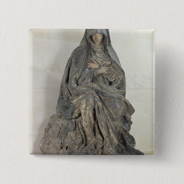 Badge Carré 5 Cm La Vierge de la peine (Devant)