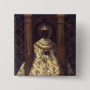 Badge Carré 5 Cm La Vierge noire dans le Chadaraita