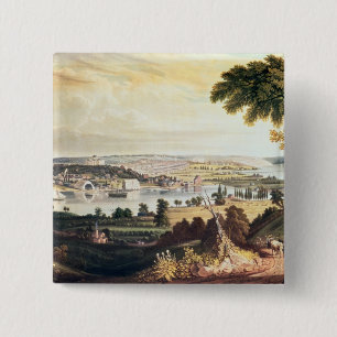 Badge Carré 5 Cm La ville de Washington de au delà de la marine