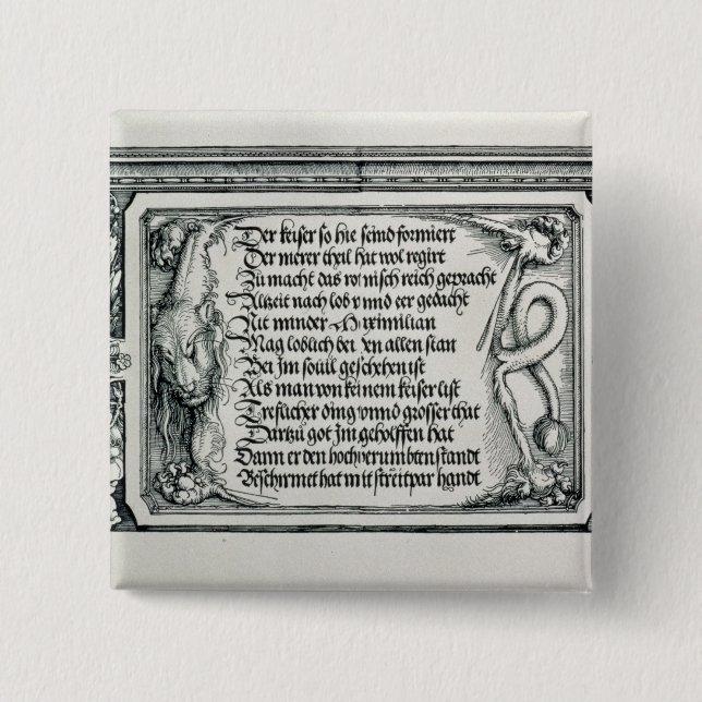 Badge Carré 5 Cm La voûte triomphale (Devant)