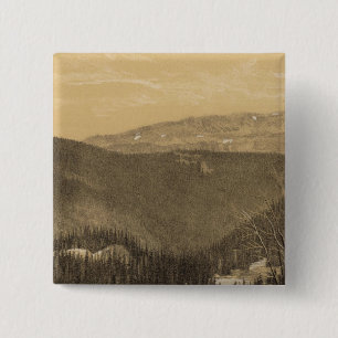 Badge Carré 5 Cm Lacs perdus, rivière Conejos, Colorado