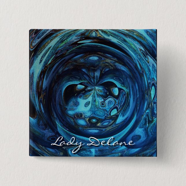 Badge Carré 5 Cm Lady Delane (Devant)