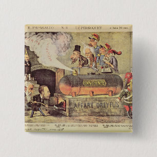 Badge Carré 5 Cm L'affaire de Dreyfus