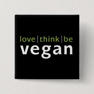 Badge Carré 5 Cm l'amour pensent soit