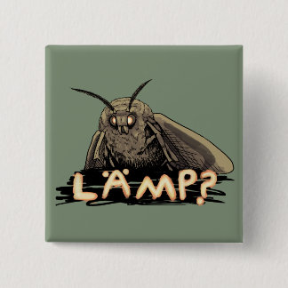 Badge Carré 5 Cm Lampe ? Mite Meme
