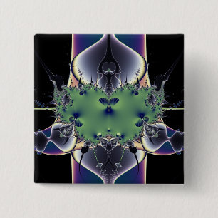 Badge Carré 5 Cm Lampe violette