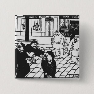 Badge Carré 5 Cm L'anarchiste, 1892