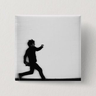 Badge Carré 5 Cm Lancement